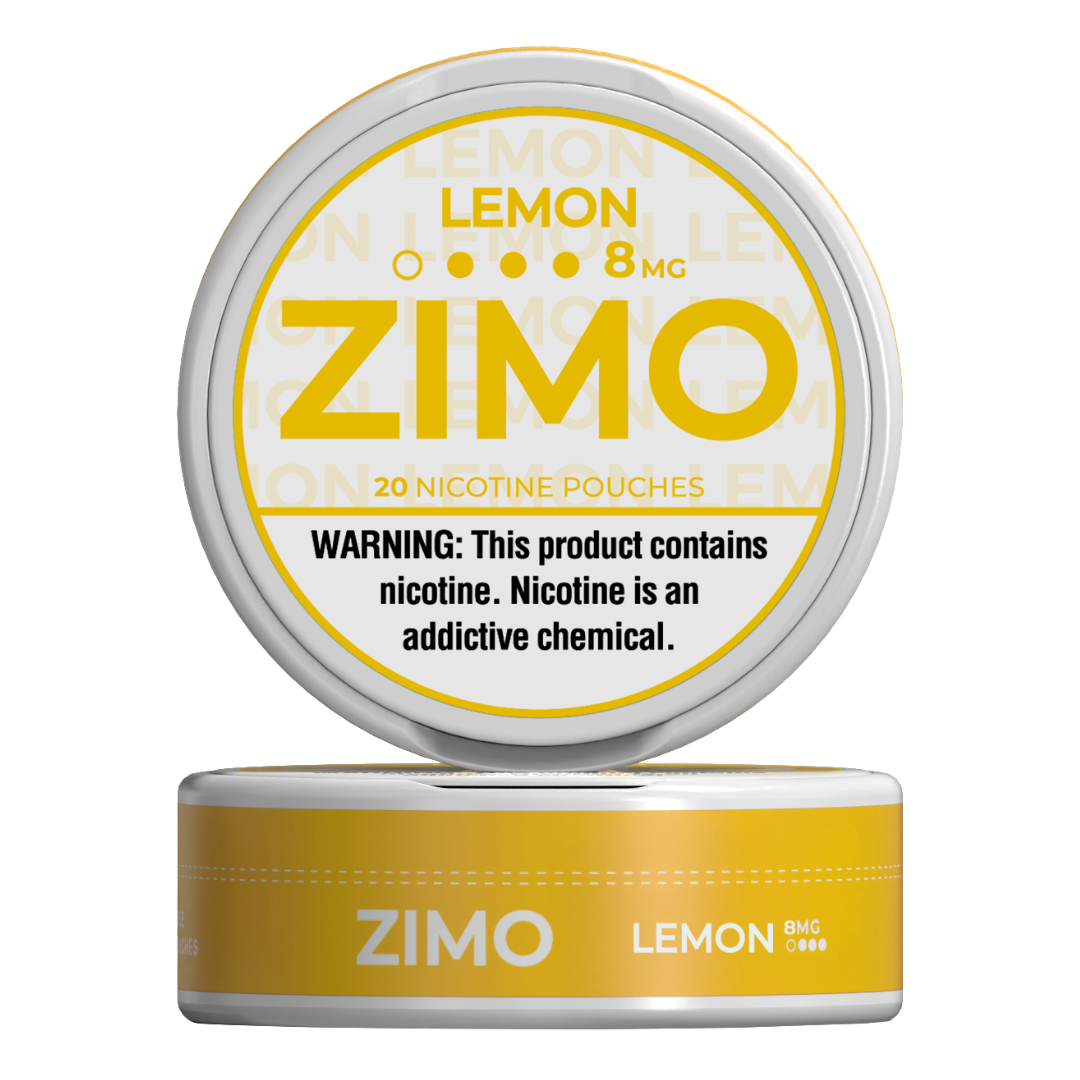 Lemon 8mg Nicotine Pouches Zimo