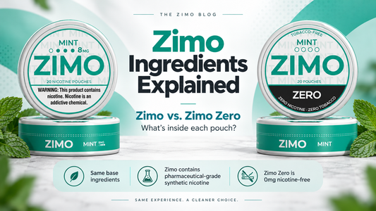 Zimo Pouch Ingredients Explained | Nicotine vs. 0mg