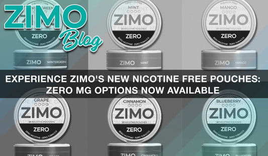 Experience Zimo's New Nicotine Free Pouches: Zero mg Options Now Available 