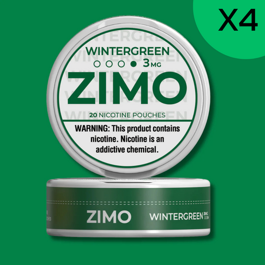 Zimo Nicotine Pouches 4 Roll Pack