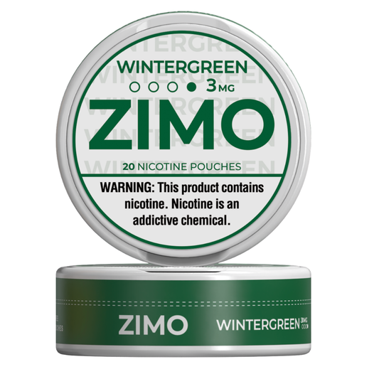3mg Nicotine Pouches Wintergreen Zimo