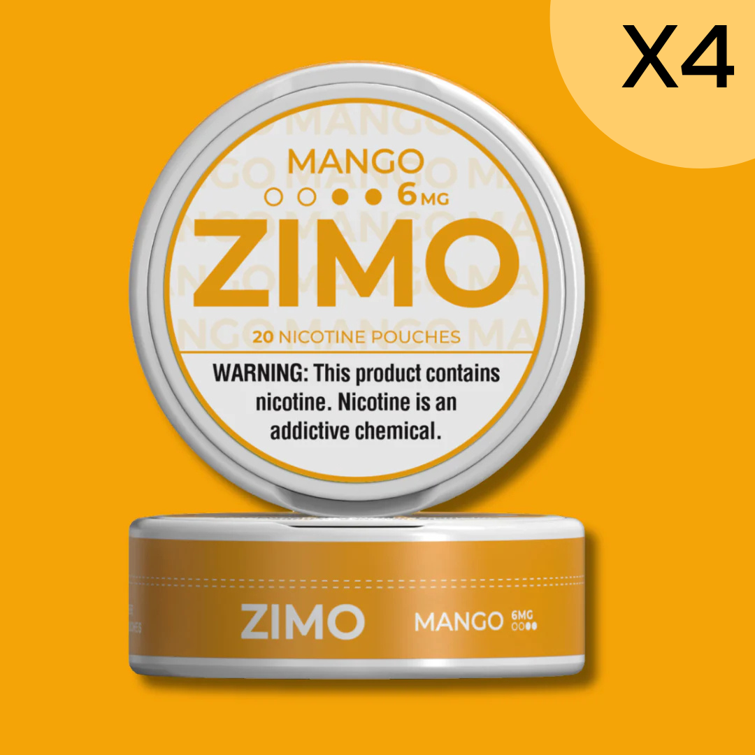 6mg Mango Zimo Nicotine Pouches 4 Rolls