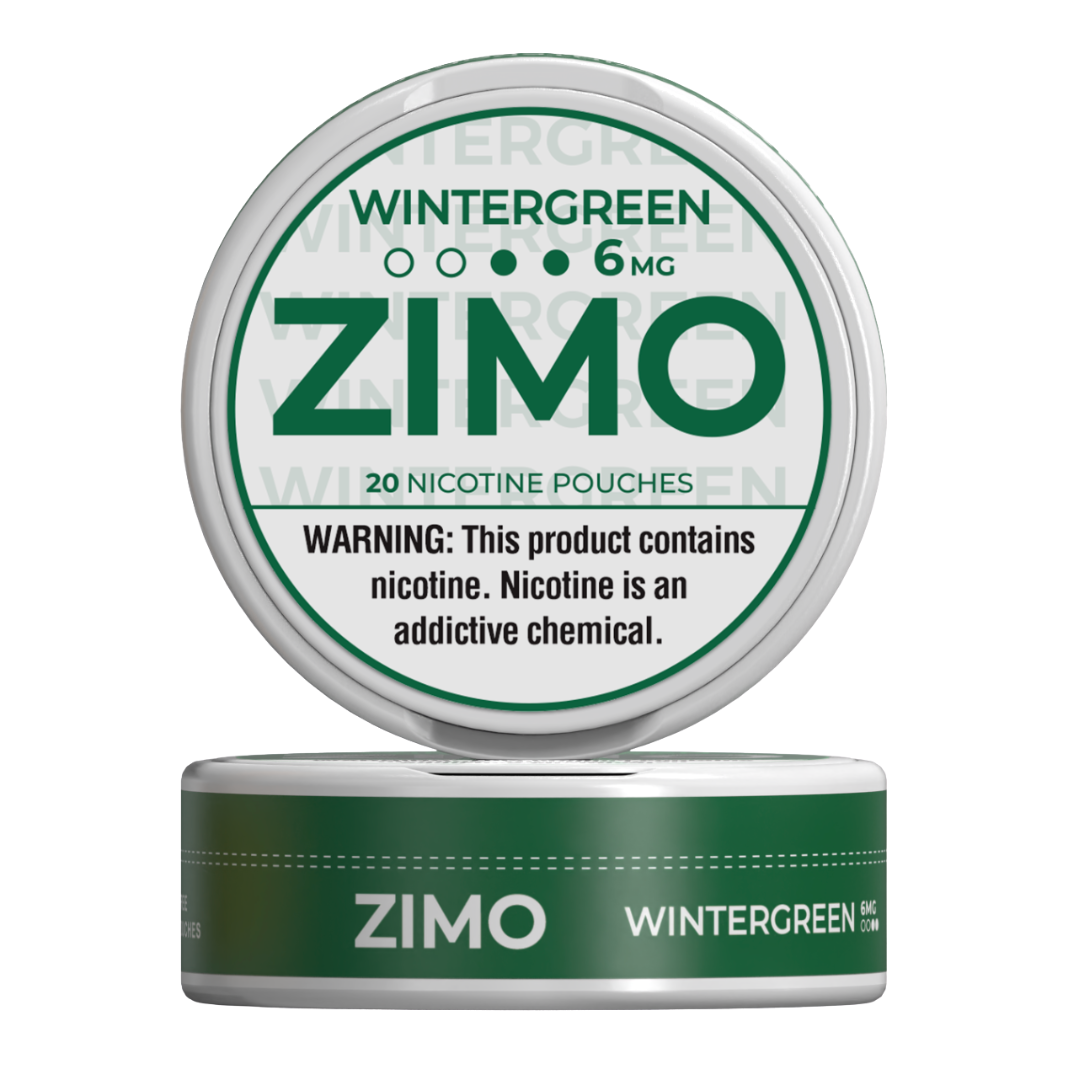 6mg Wintergreen Nicotine Pouches Zimo