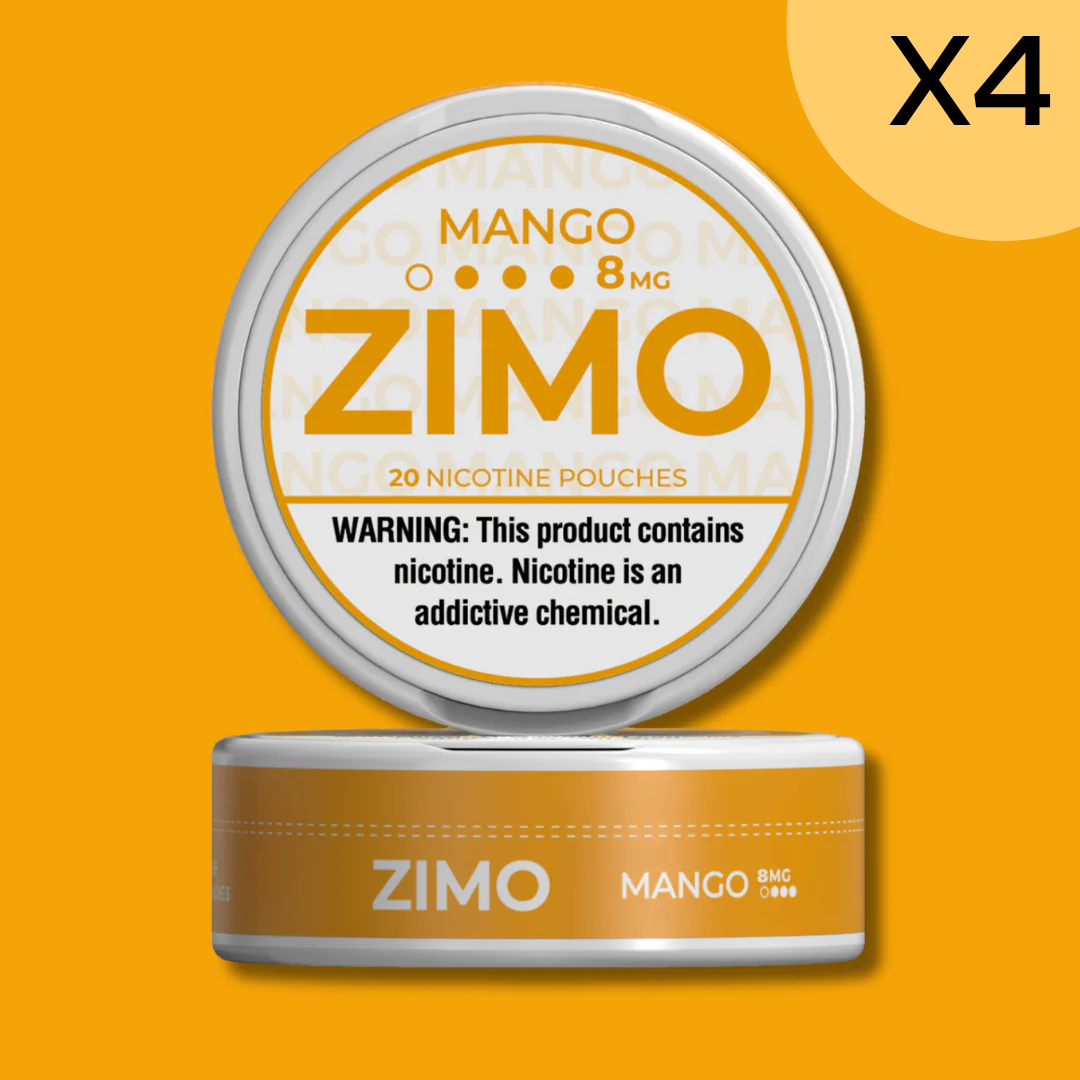 8mg Mango Zimo Nicotine Pouches 4 Rolls