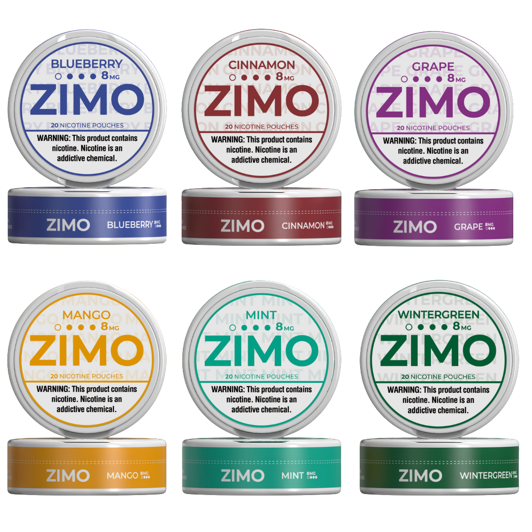 8mg Variety Pack Nicotine Pouches Zimo