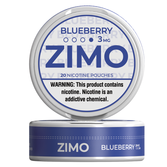Blueberry 3mg Nicotine Pouches Zimo