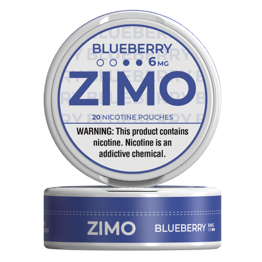 Blueberry 6mg Nicotine Pouches Zimo