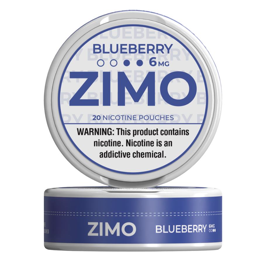 Blueberry 6mg Nicotine Pouches Zimo