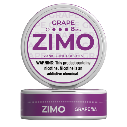 Grape 8mg Nicotine Pouches Zimo