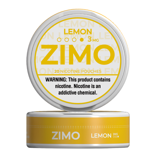 Lemon 3mg Nicotine Pouches Zimo